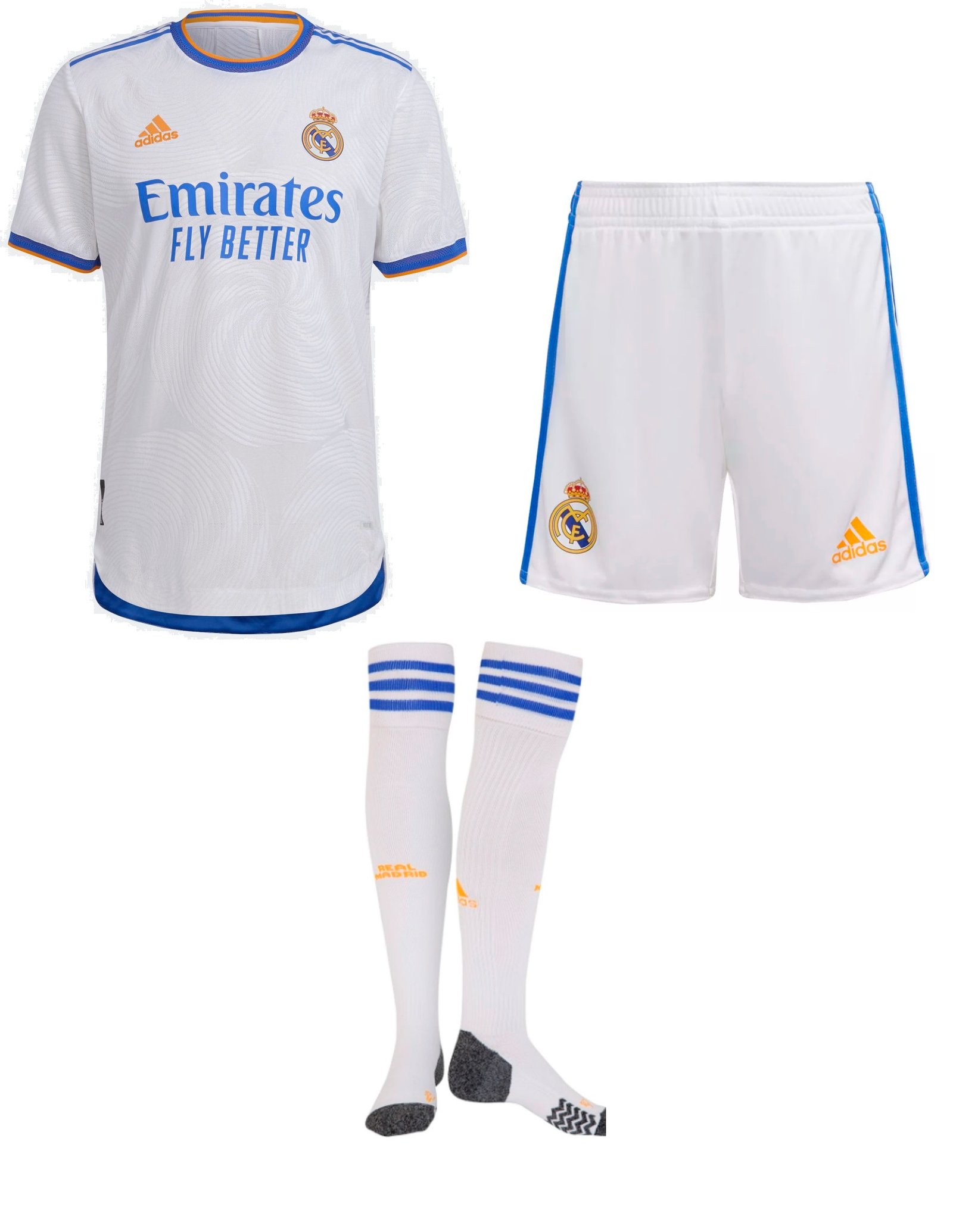 Kit adulto I Real Madrid 2021 2022 Adidas oficial